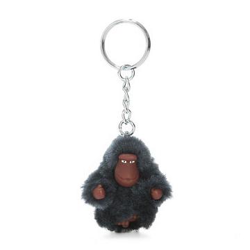 Kipling Sven Extra Small Classic Monkey Keychain Accessories True Blue Tonal | AU 1964PJ